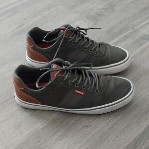 Levi's Men's Gray and Brown Casual Sneakers